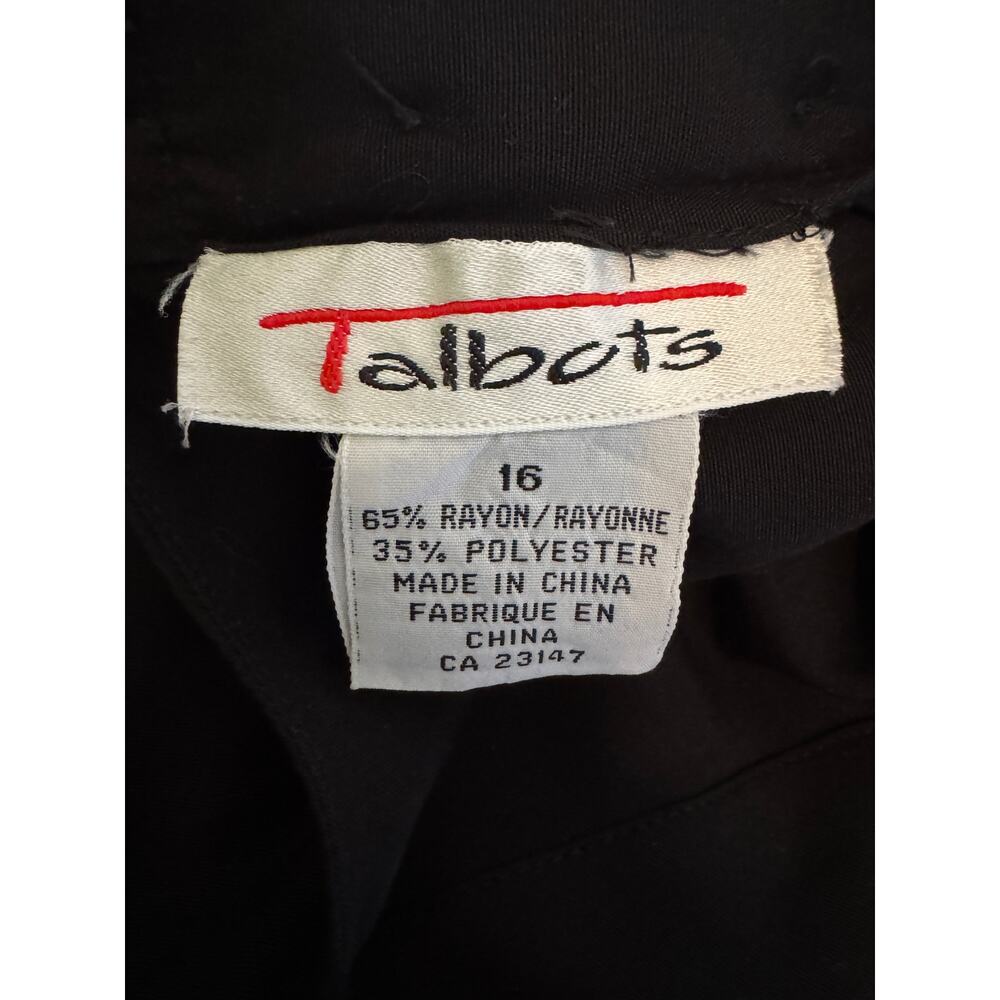 Talbots Basic Back Button Back Shell Top, Women's Size 16 - Picture 2 of 8
